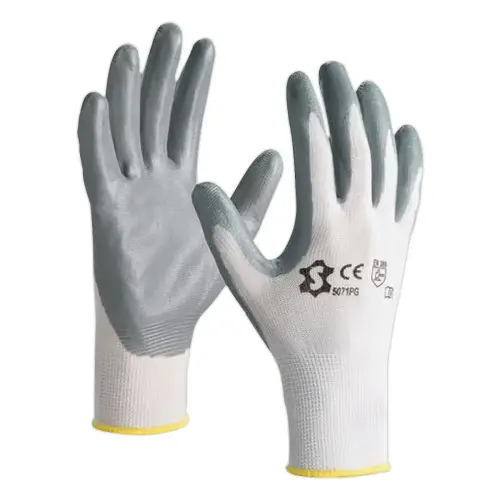 12 Gants de manutention en nylon Lycra - Jauge 15 - Taille 11 - RG