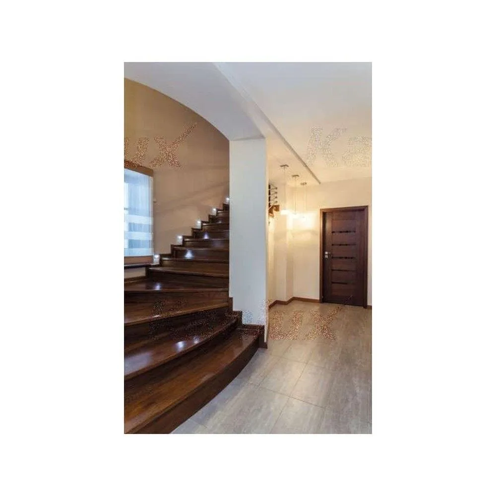 Applique led escalier carré 0,8w dc12v noir sabik blanc chaud 3000k