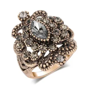 Bague Esprit Année 90 Noir