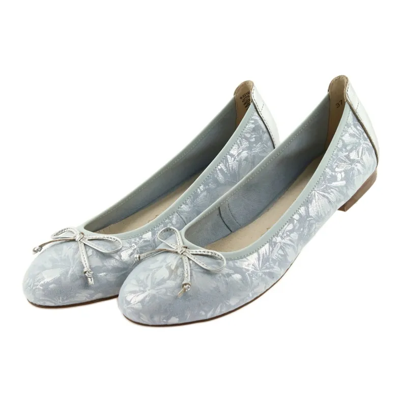 Women's Blue Caprice Ballet Flats 22102
