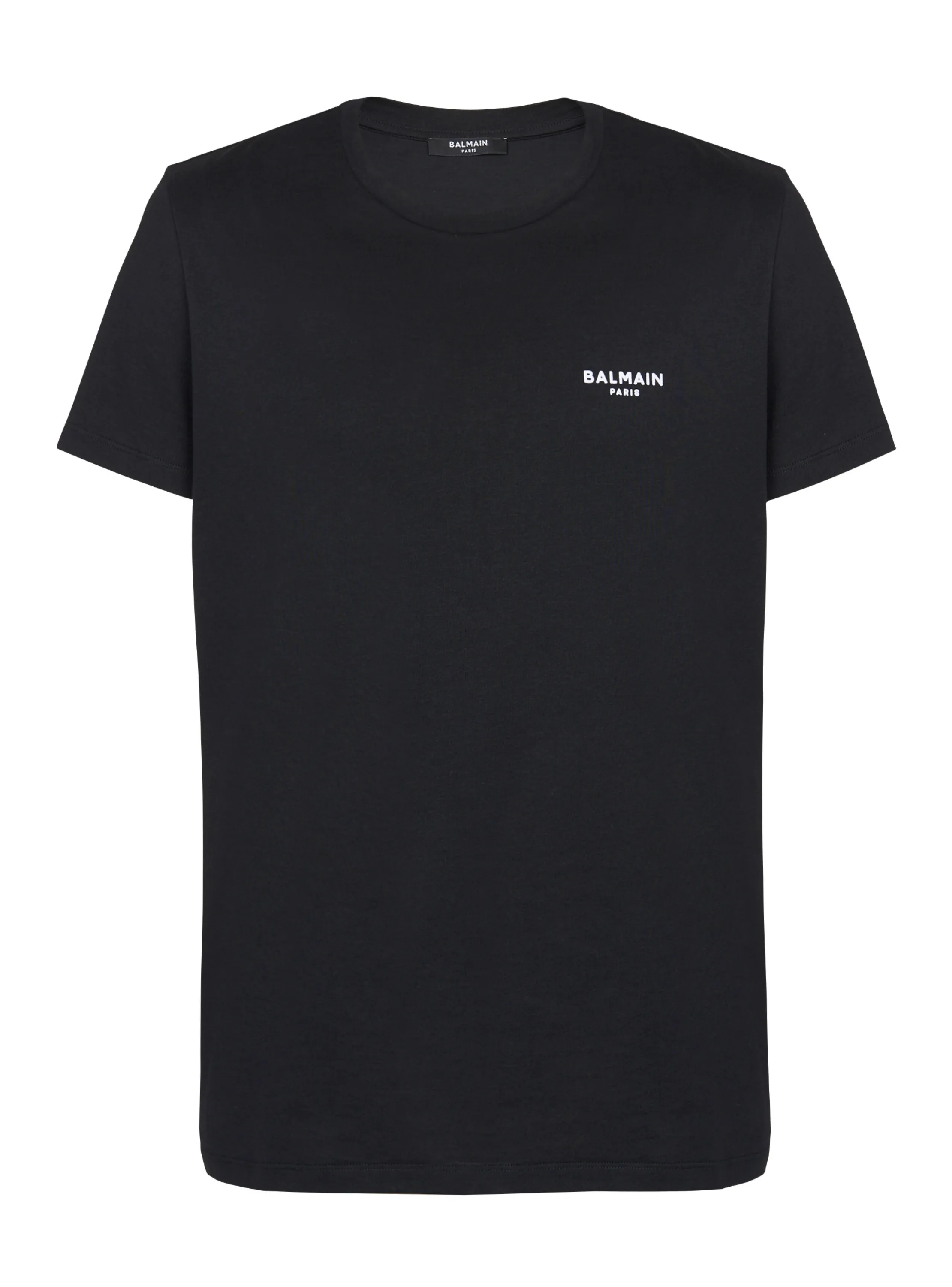 BALMAIN  T-shirt balmain floqué - Noir