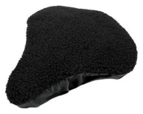Bike Seat Cover - Black Fur - Unisex