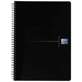 Cahier 'smart black', format a4+, noir, quadrillé, 70 feuilles