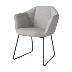 Chaise en tissu gris clairKimono
