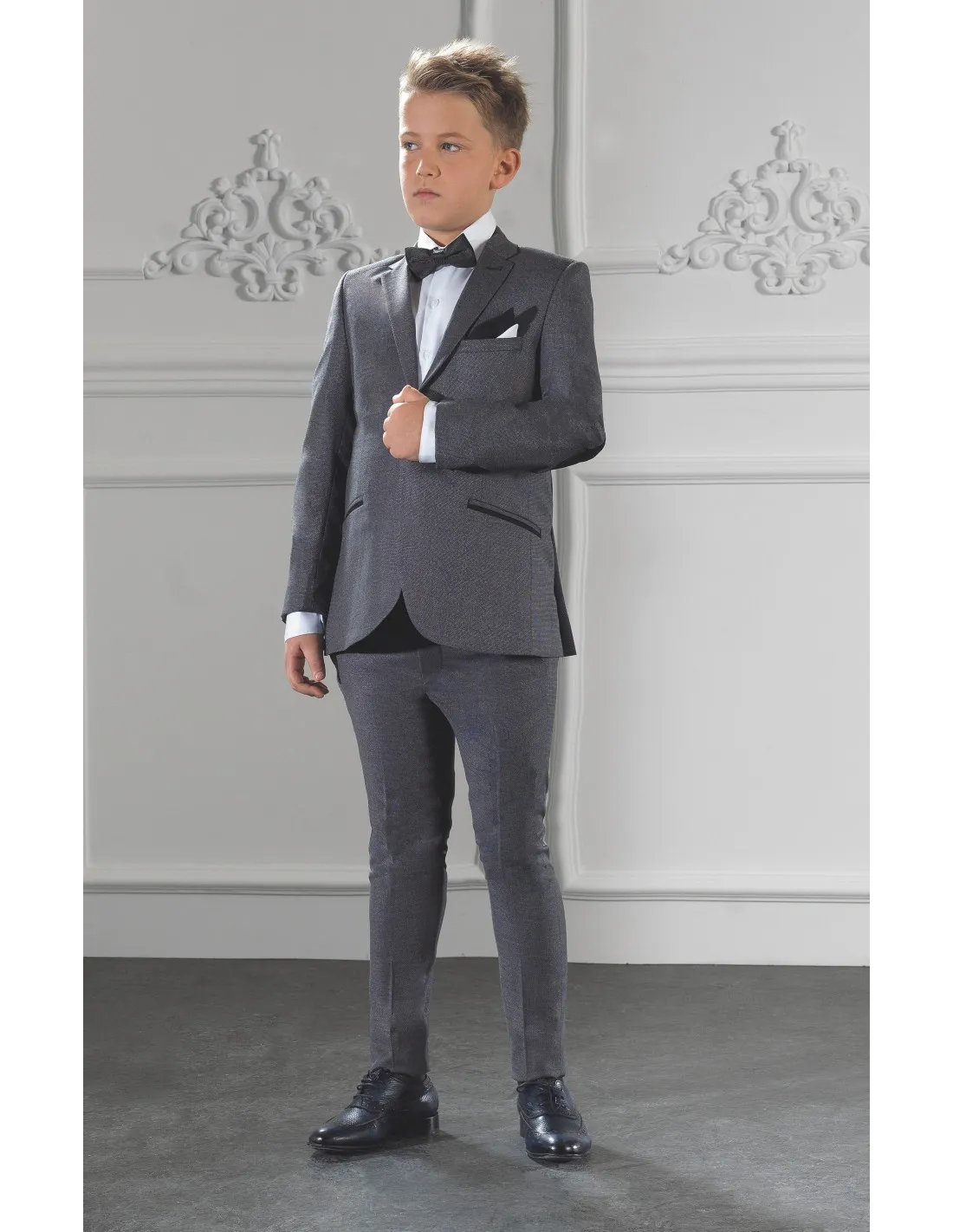 Grey Kids Ceremony Costume | Les Petits Mecs Size 4/5 years