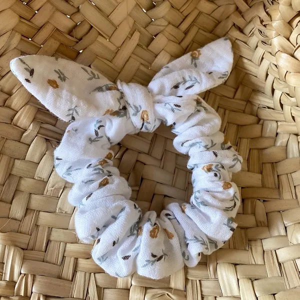 Cotton Gauze Elastic Hair Tie for Kids - Childlike Happiness