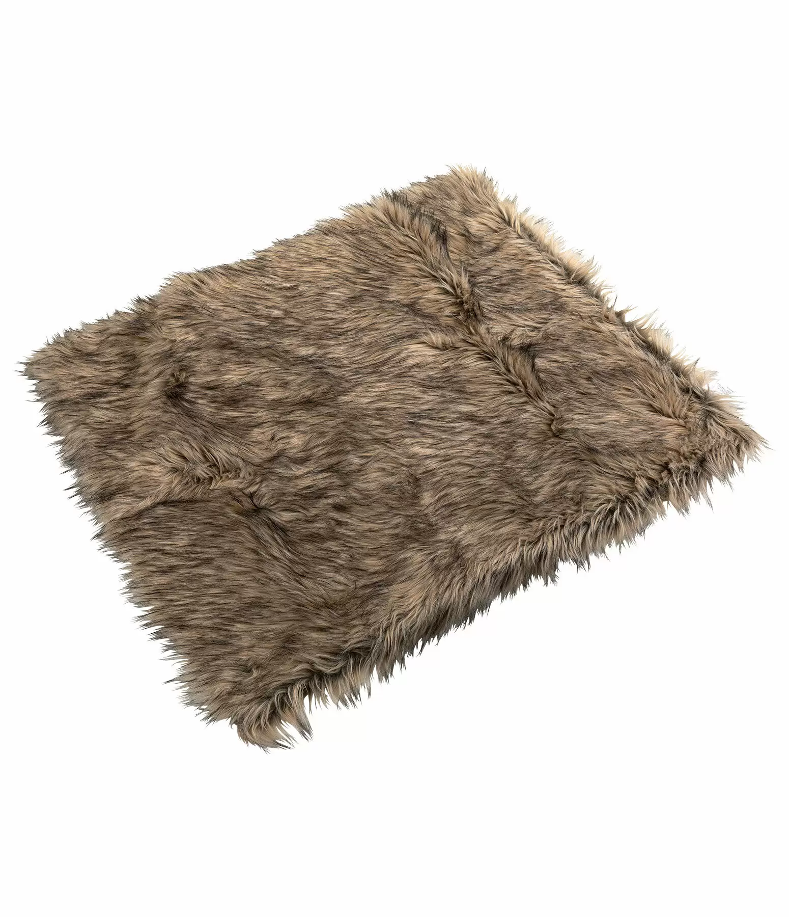 Couverture de voyage portable pour chien en imitation fourrure  California Grizzly