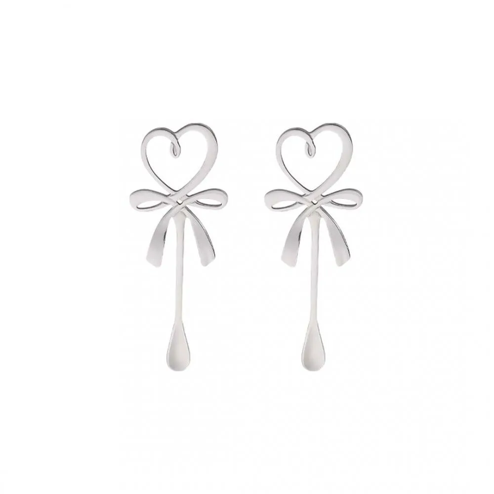 Cuilleres argent coeur lot de 2