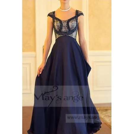 Deep Blue Ceremony Dress