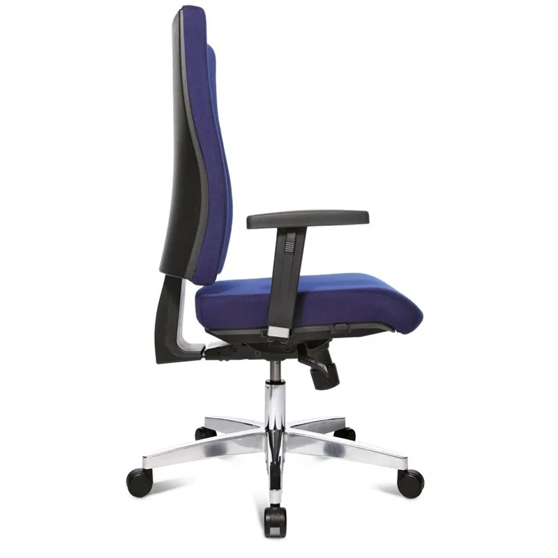 Fauteuil de bureau confortable - bleu royal       