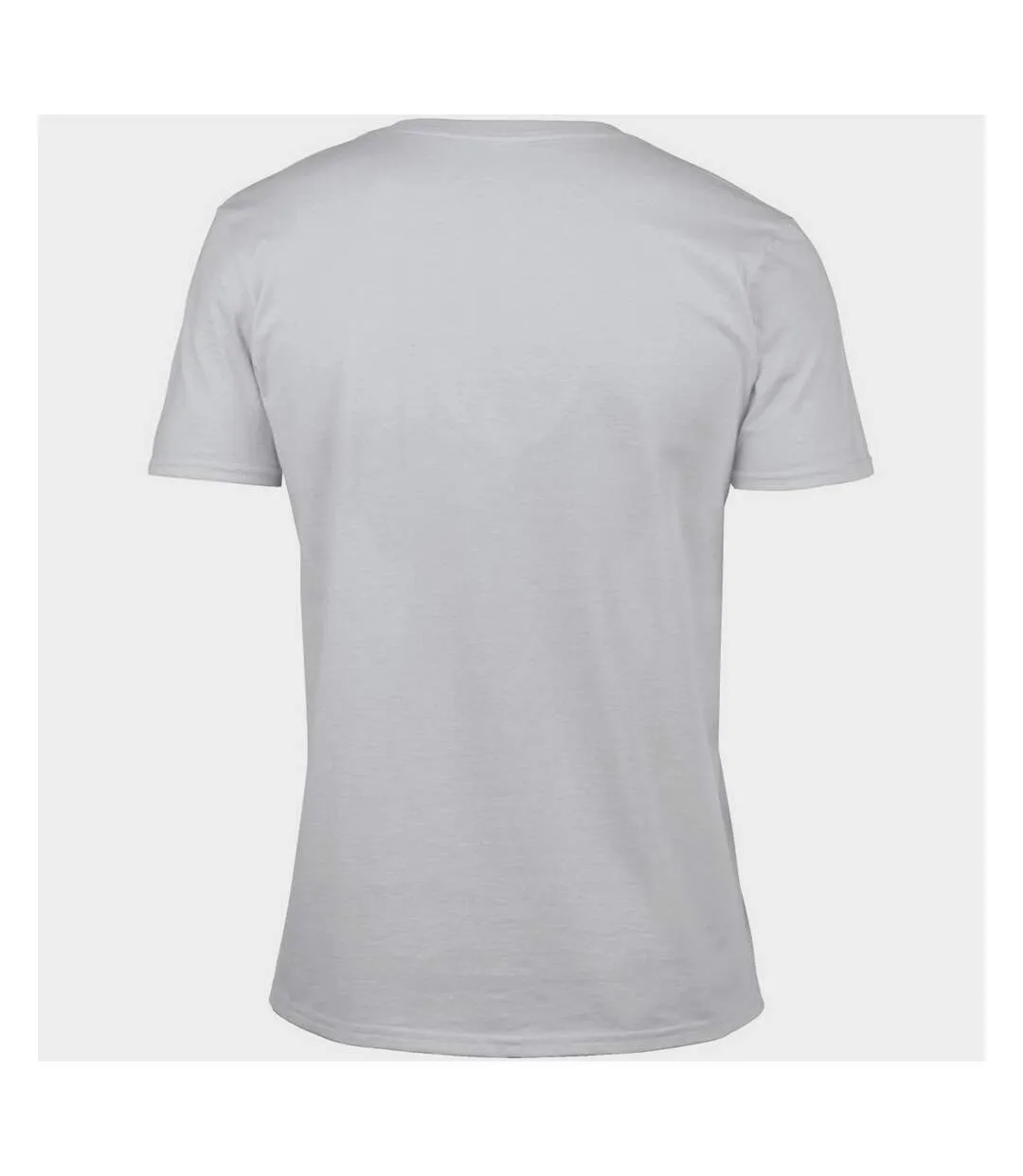 Gildan White Men's V-Neck Short Sleeve T-shirt