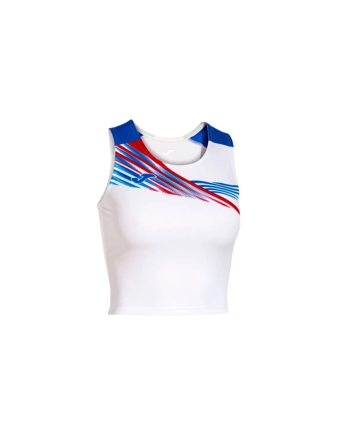 Haut Running Joma de Elite X Blanc Royal Fille