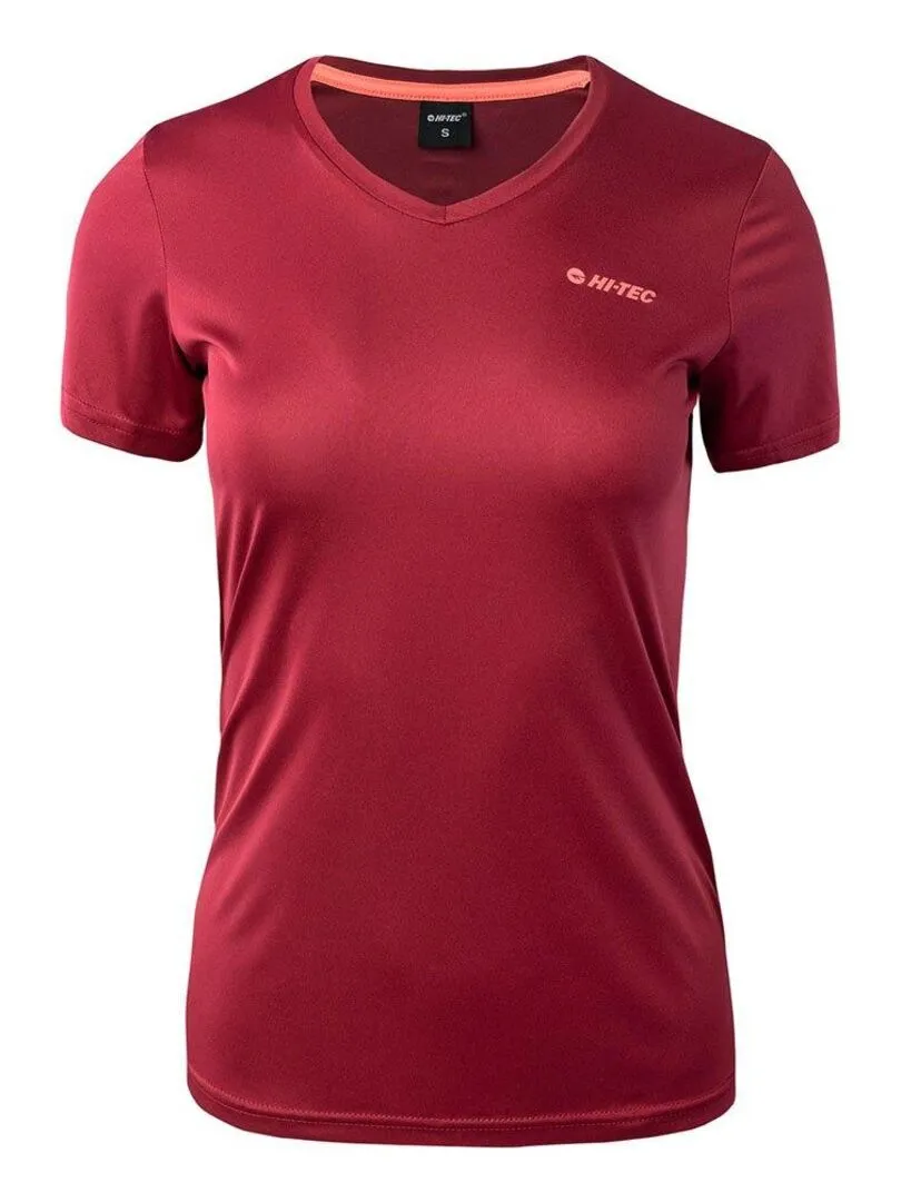 Hi-Tec - T-shirt MANI - Rouge foncé