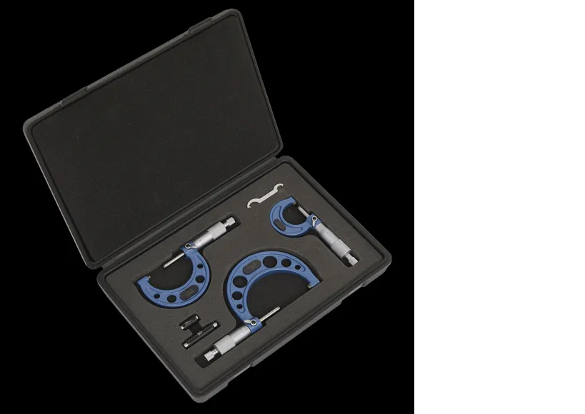 Jeu de micromètres 3pc – Métrique – AK9651M