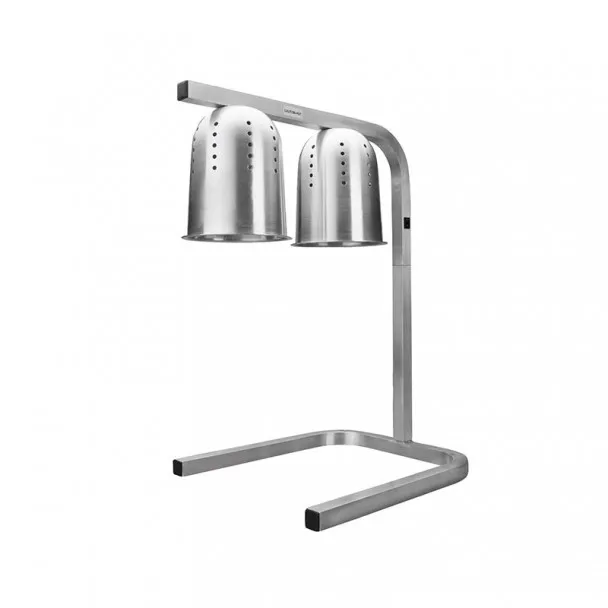 Lampe en Aluminium de 2 Foyers de Réchauffement Infrarouge 550 W