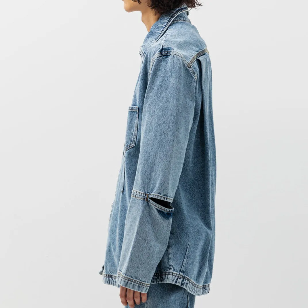 Namacheko Manni Elbow Cut Denim Shirt - SS22