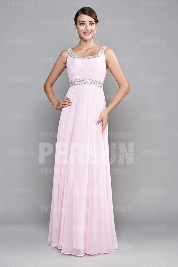 Pastel long ceremony outfit