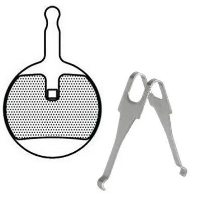 Plaquettes organiques pour frein à disque de vélo - AVID BB5