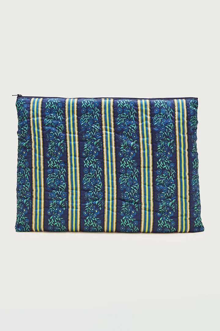 Blue floral Paola clutch - Shop now