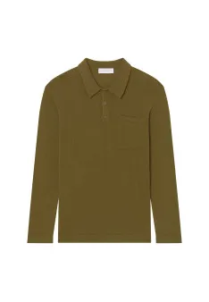 Polo en coton brossé - Donovan