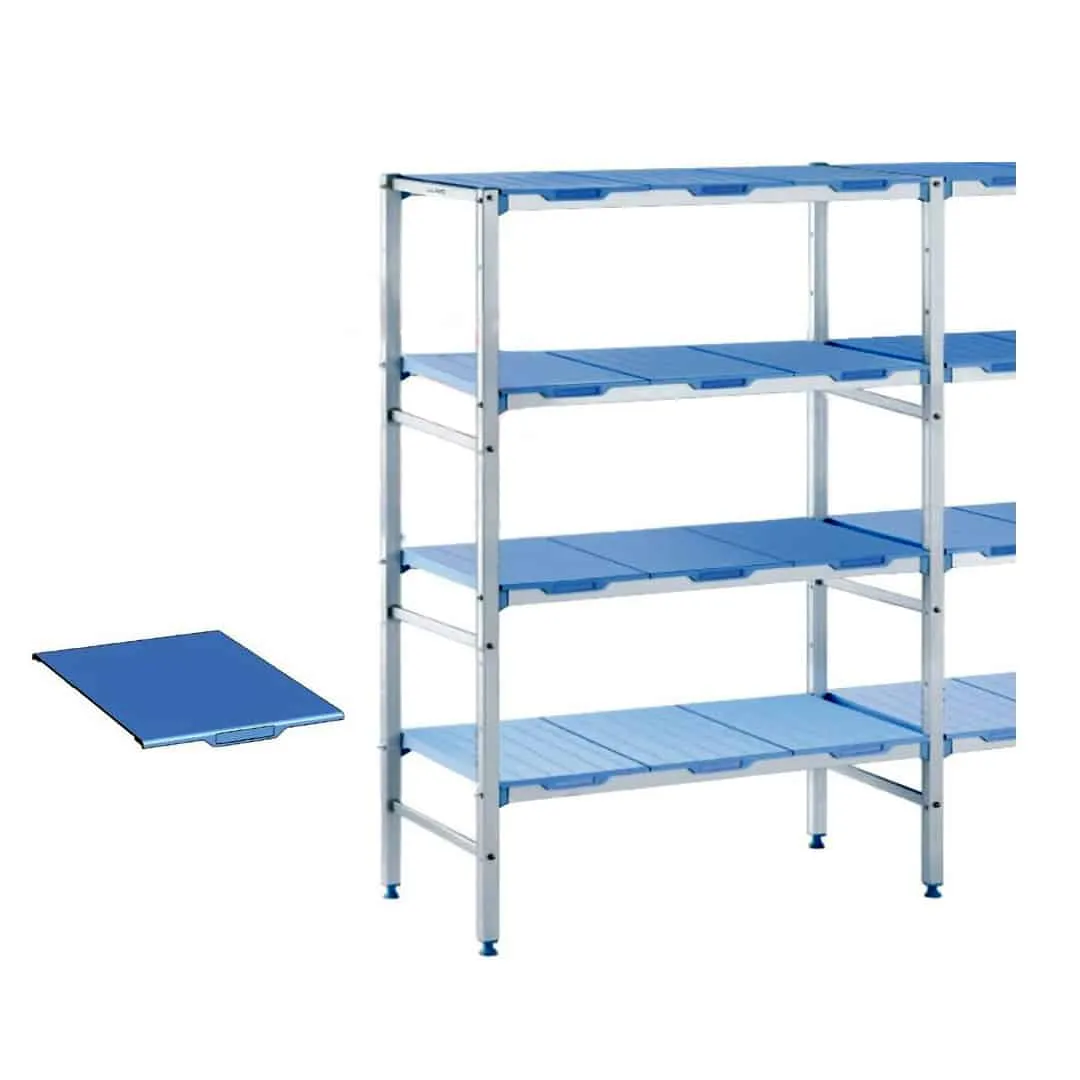 Rayonnage en ligne clayettes pleines 5 niveaux H 1750 mm : Montage facile et optimale tenue