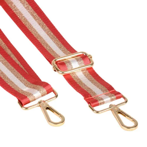 Red and Gold 40x140cm Two-Tone Shoulder Strap