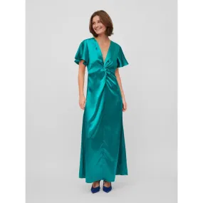 Xia Turquoise V-Neck Dress | 3 Suisses