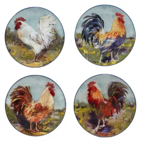 Rooster Meadow Ensemble d'assiettes