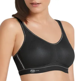Soutien-gorge de sport sans armatures Air control noir d'Anita Active