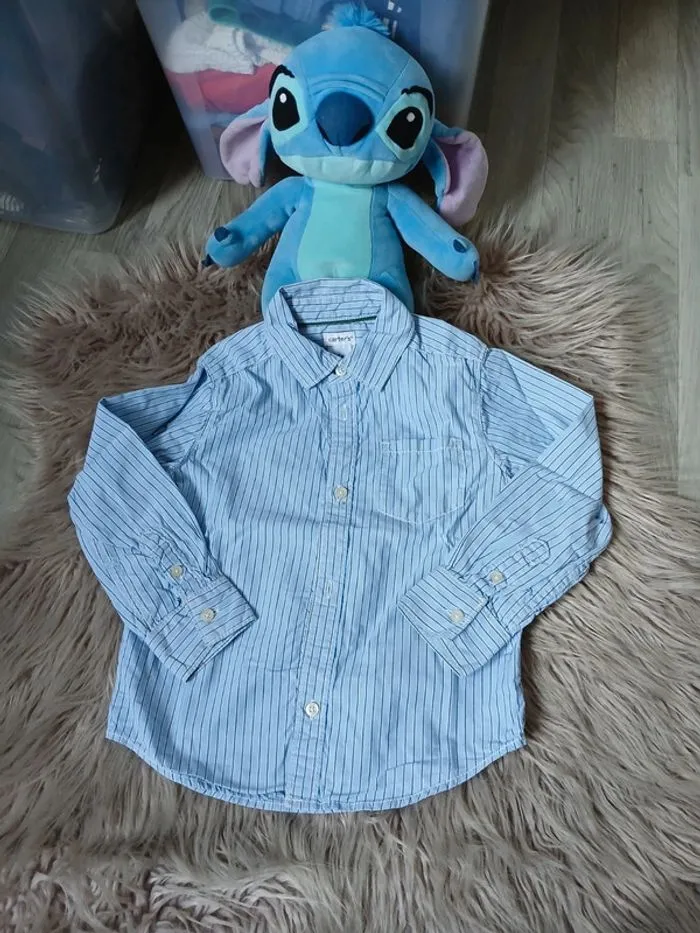 Superbe chemise lignée garçon Carter's taille 4 ans - Carter's - 4 ans  | Beebs