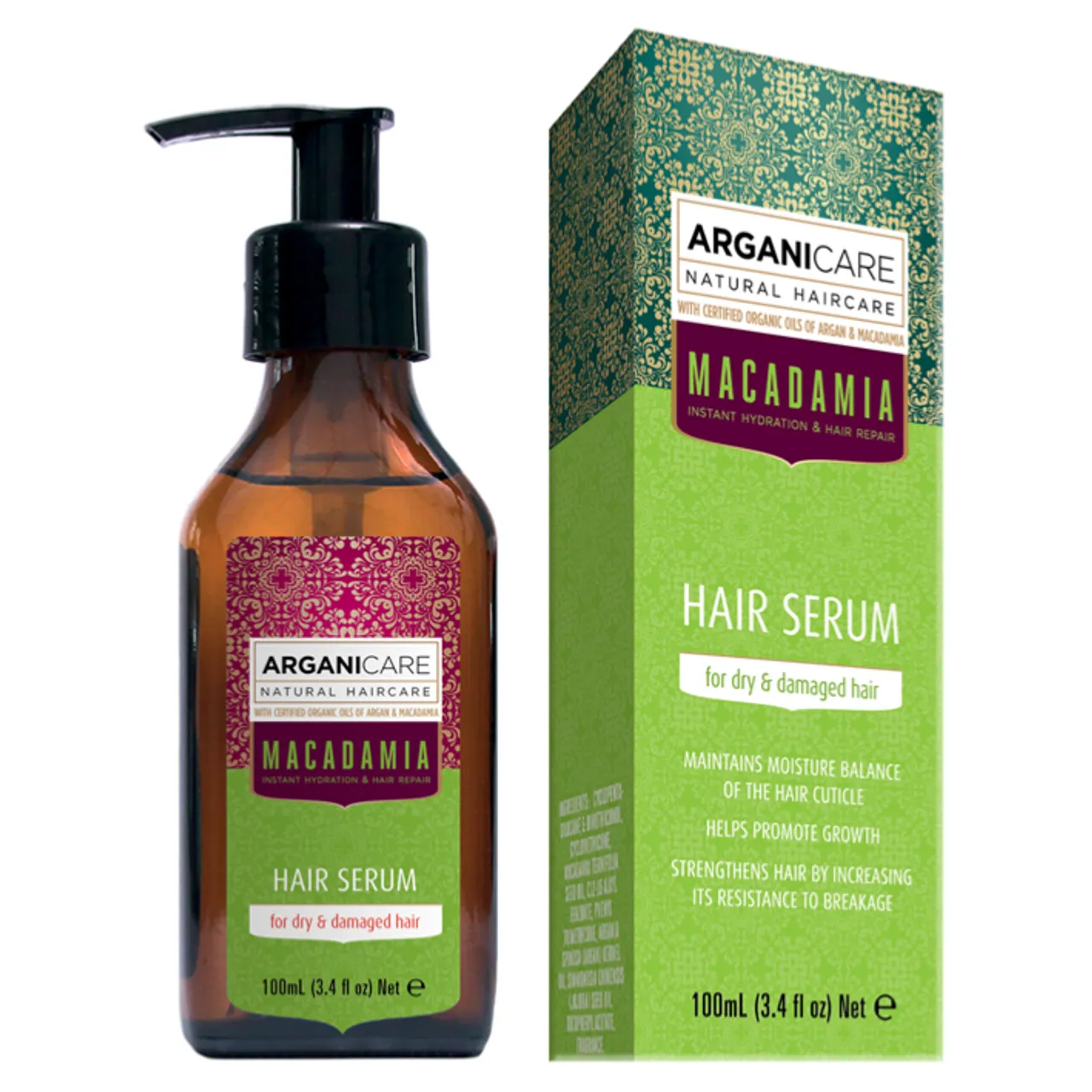 Sérum Macadamia Arganicare 100ml