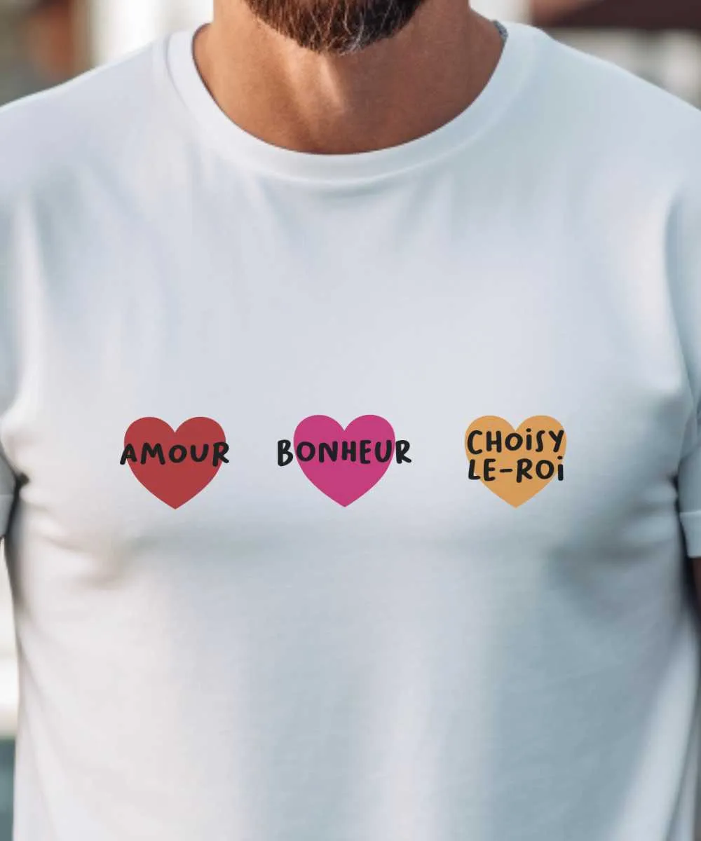 T-Shirt Amour bonheur Choisy-le-Roi