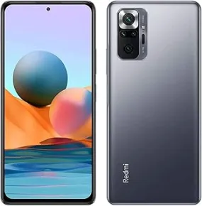 Téléphone portable double sim xiaomi redmi note 10 pro avec écran amoled, 8 