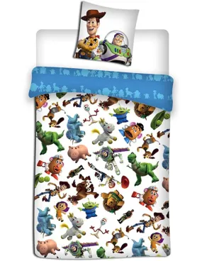 Toy Story 4 - Housse de Couette 140 x 200 cm + taie d'oreiller