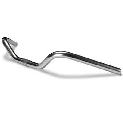 Vintage chrome North Road bicycle handlebar guide.