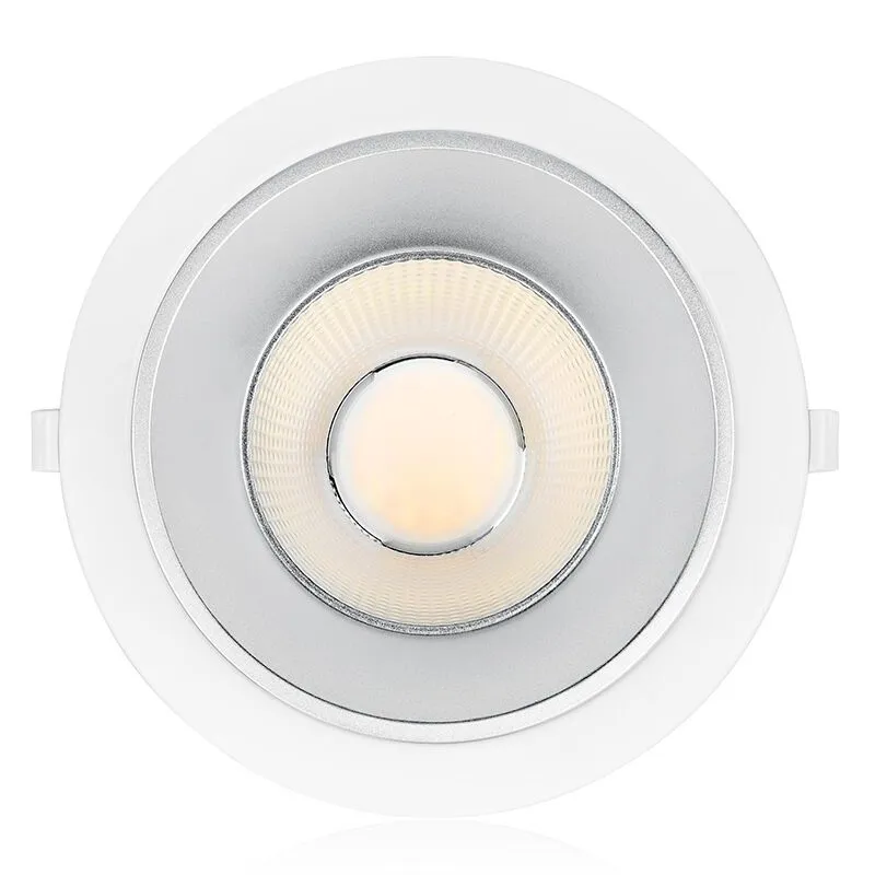 Witte downlight aluminium, Safya, 15W, white switch LED, IP22