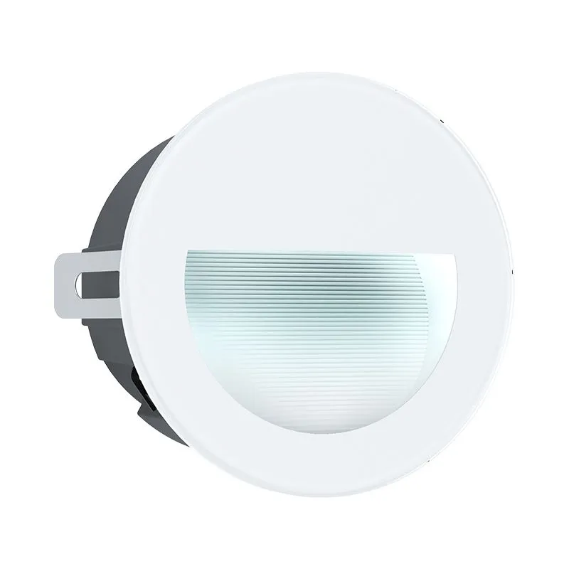 Witte moderne inbouwspot, Luigino, aluminium, 2,5W 4000K (wit) LED